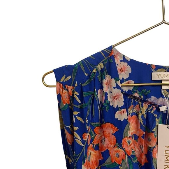 Yumi Kim Lexey Silk Wrap Dress Floral Mini Size Small NWT - Picture 5 of 9